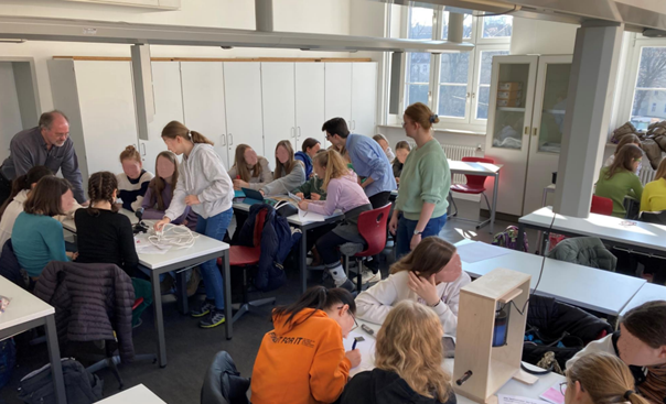 Vortrag und am EdithStein Gymnasium Klimawandel verstehen